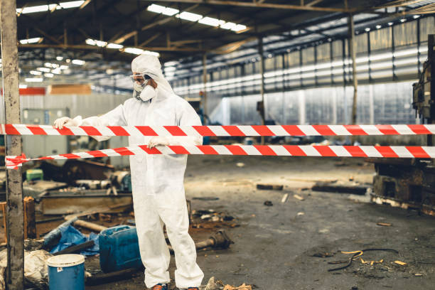 Professional Infectious Disease Decontamination technician working in Crystal City, MO